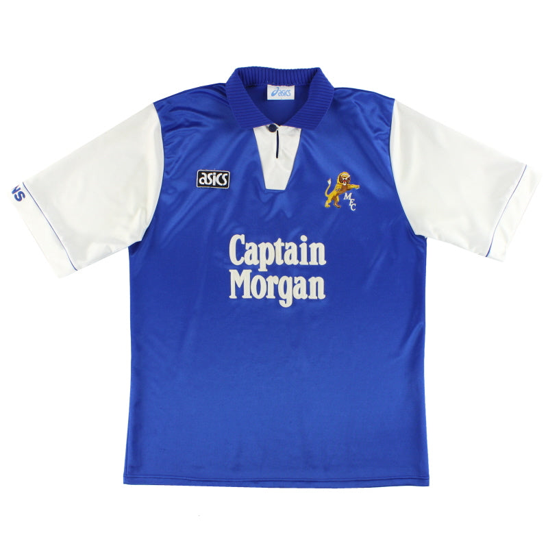 1994-96 Millwall Asics Home Shirt L Football Shirt
