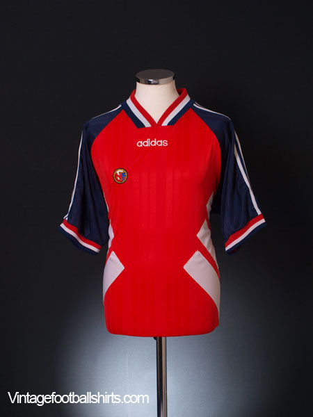 1994-96 Norway Home Shirt L Football Shirt