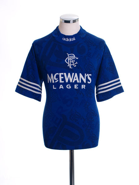 1994-96 Rangers Home Shirt XL Football Shirt
