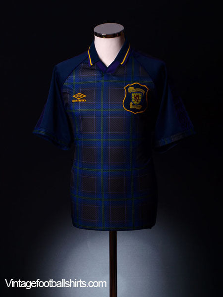 1994-96 Scotland Home Shirt M Football Shirt