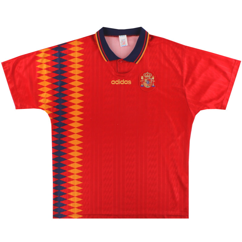 1994-96 Spain adidas Home Shirt XXL Football Shirt