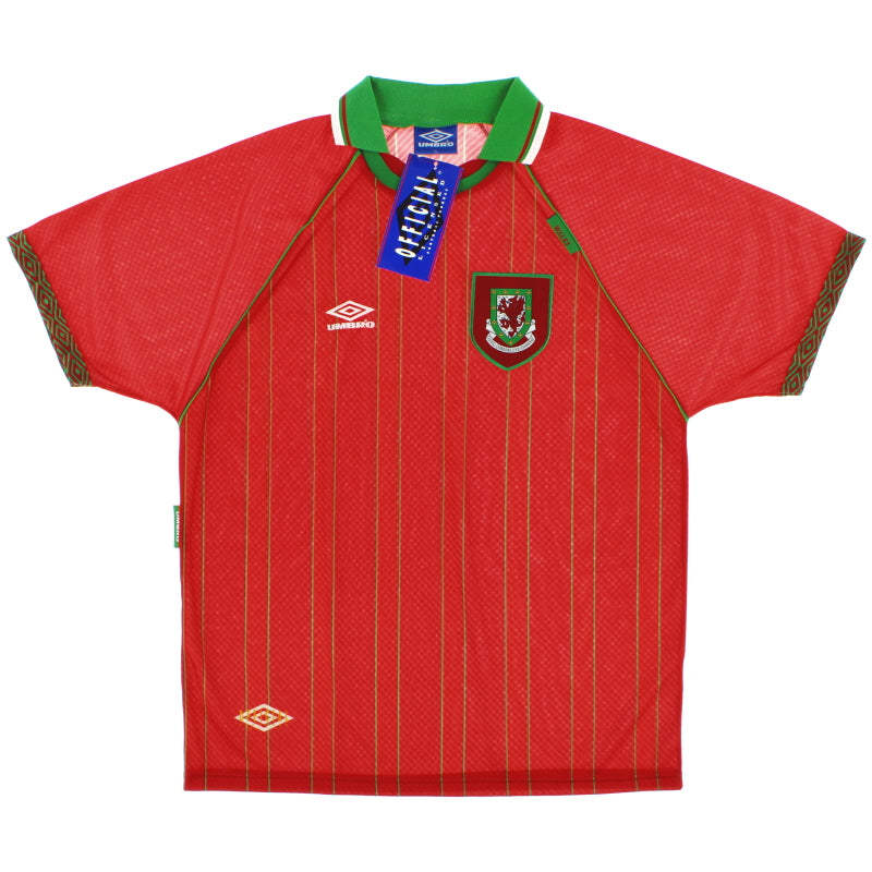 1994-96 Wales Home Shirt *BNIB* XL Football Shirt