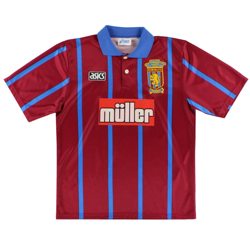 1994 Aston Villa 'Coca Cola Cup Winners' Home Shirt L Football Shirt