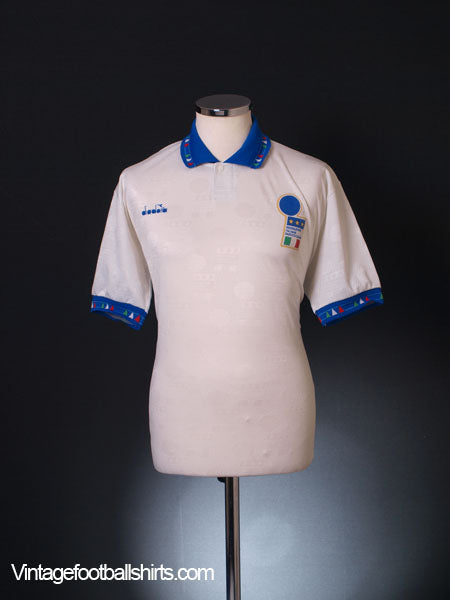 1994 Italy Away Shirt XL Football Shirt
