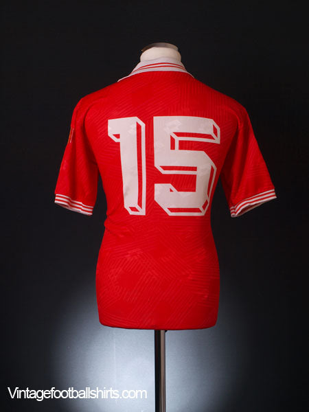 1994 Malta Match Issue Home Shirt #15 M Football Shirt