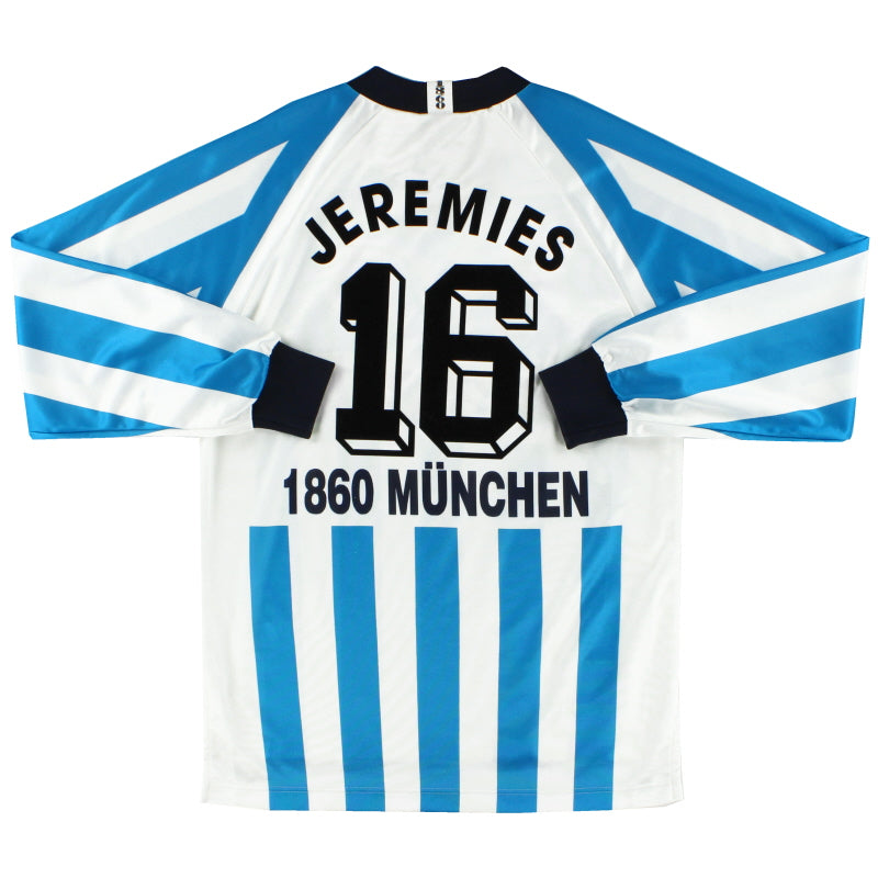 1995-96 1860 Munich Home Shirt Jeremies #16 L/S S Football Shirt