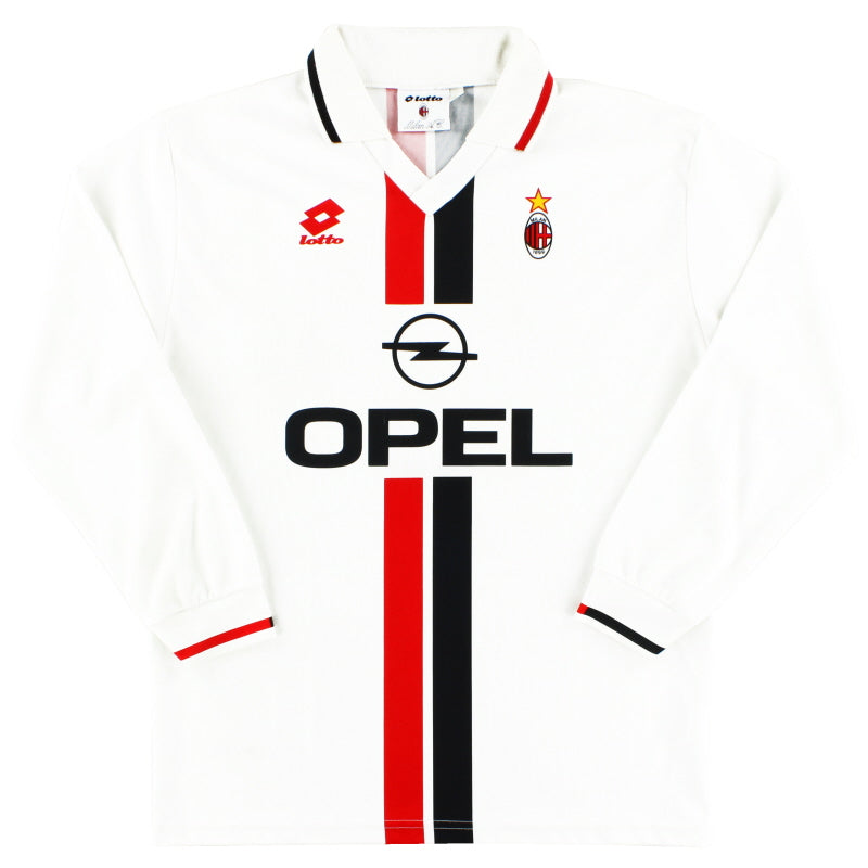1995-96 AC Milan Away Shirt L/S XL Football Shirt