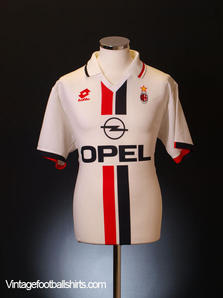 1995-96 AC Milan Away Shirt L Football Shirt