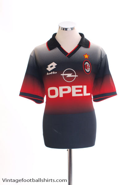 1995-96 AC Milan Lotto Training Shirt L Training Shirt