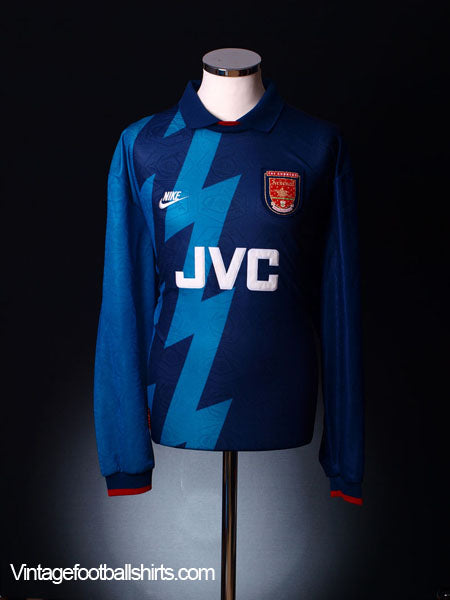 1995-96 Arsenal Away Shirt L/S XL Football Shirt