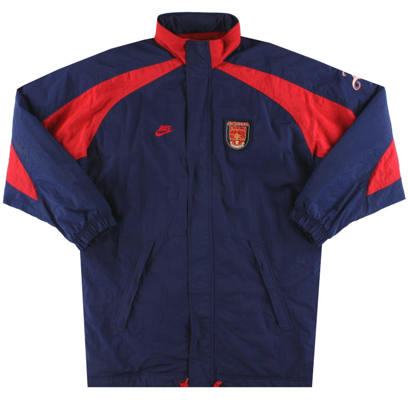 1995-96 Arsenal Nike Bench Coat XL Jacket
