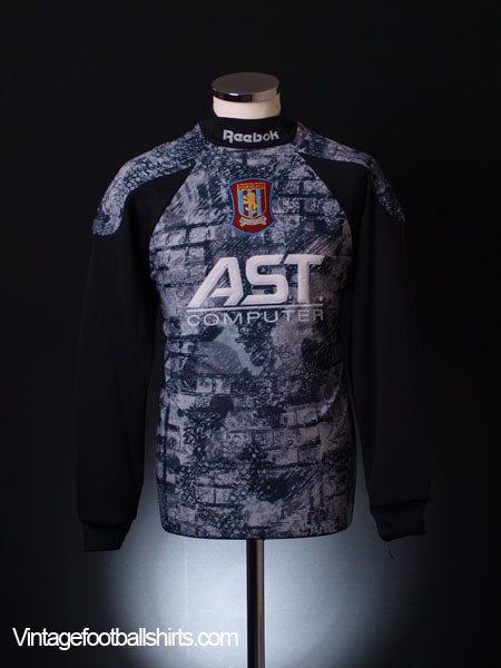 1995-96 Aston Villa Goalkeeper Shirt S Football Shirt