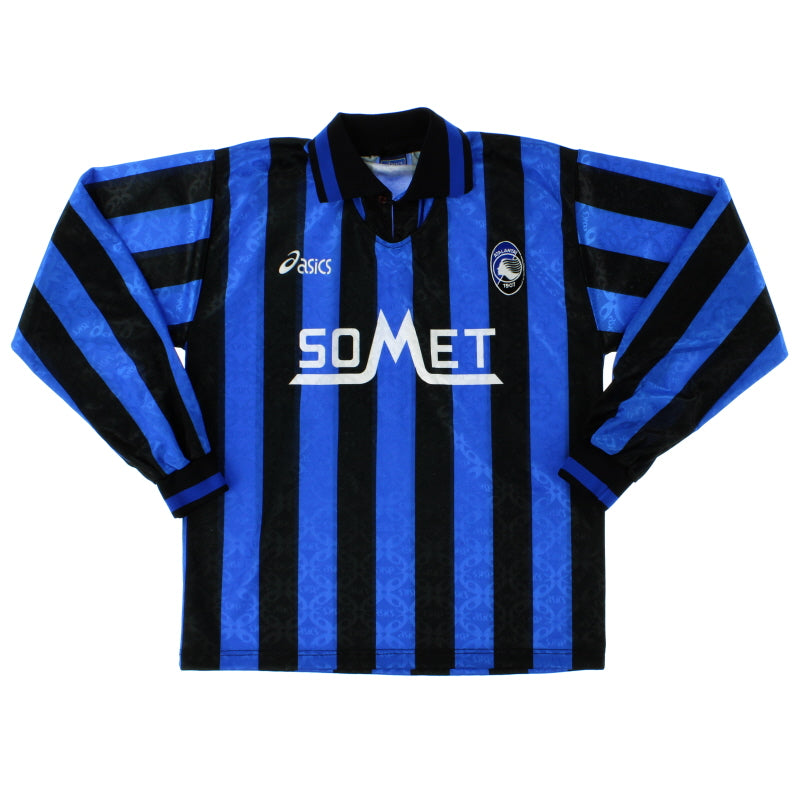 1995-96 Atalanta Home Shirt L/S *Mint* M Football Shirt