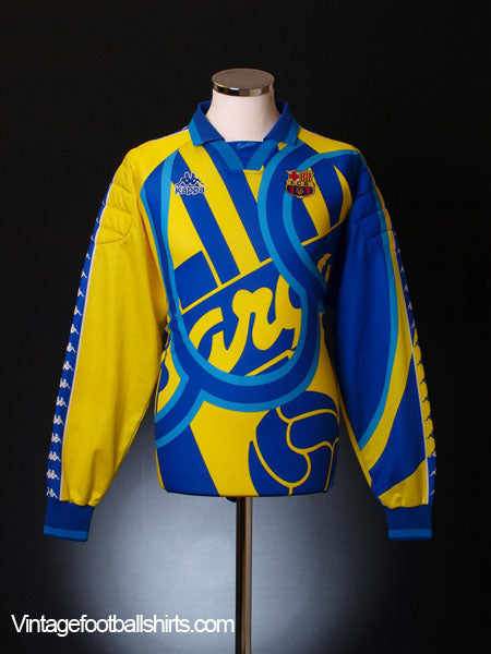 1995-96 Barcelona Goalkeeper Shirt XL Football Shirt