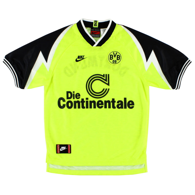 1995-96 Borussia Dortmund Nike Home Shirt M Football Shirt