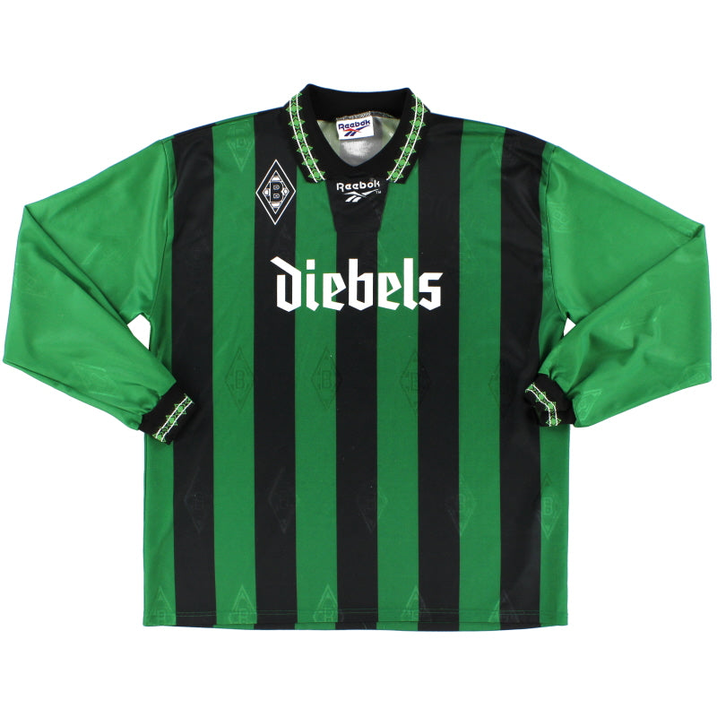 1995-96 Borussia Monchengladbach Away Shirt L/S *Mint* XL Football Shirt