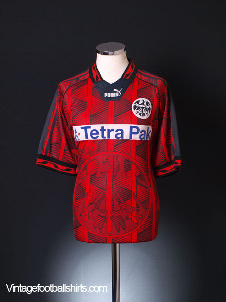 1995-96 Eintracht Frankfurt Home Shirt L Football Shirt