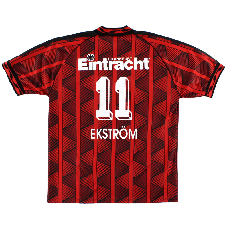 1995-96 Eintracht Frankfurt Puma Home Shirt Ekstrom #11 *Mint* XL Football Shirt