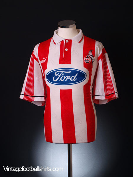 1995-96 FC Koln Home Shirt S Football Shirt