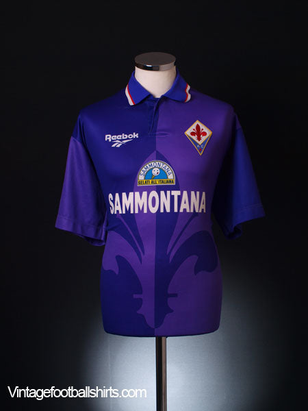 1995-96 Fiorentina Home Shirt XL Football Shirt