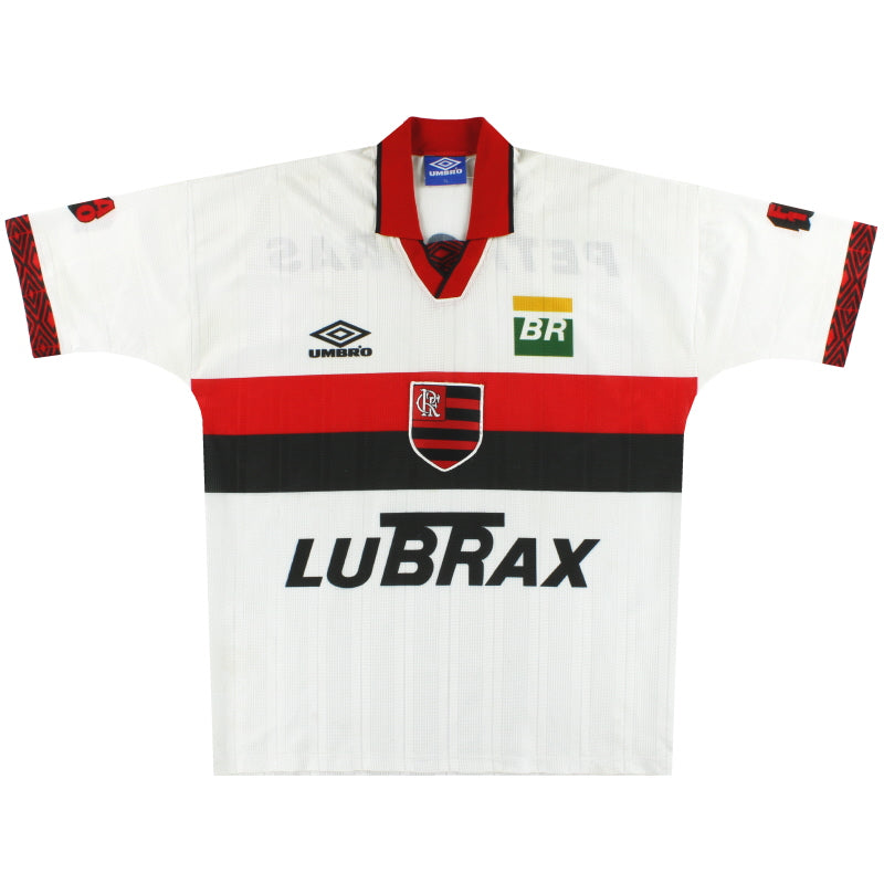 1995-96 Flamengo Umbro Centenary Away Shirt L Football Shirt