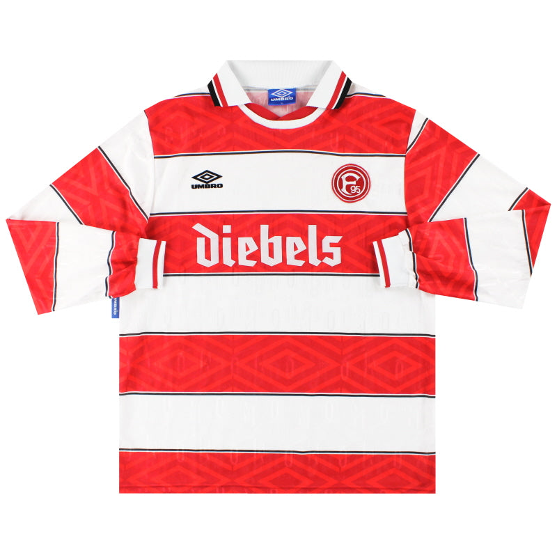 1995-96 Fortuna Dusseldorf Home Shirt L/S XL Football Shirt