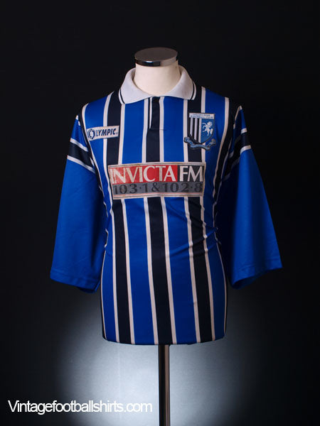 1995-96 Gillingham Home Shirt XXL Football Shirt