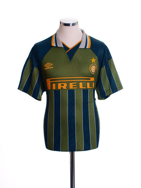 1995-96 Inter Milan Away Shirt M Football Shirt