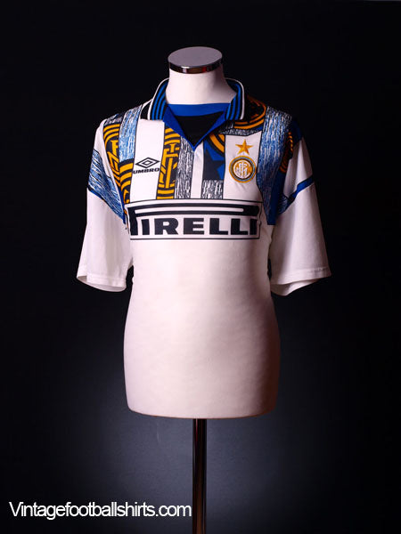 1995-96 Inter Milan Third Shirt L Football Shirt
