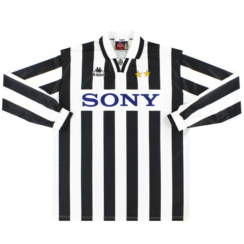 1995-96 Juventus Kappa Home Shirt L/S XL Football Shirt