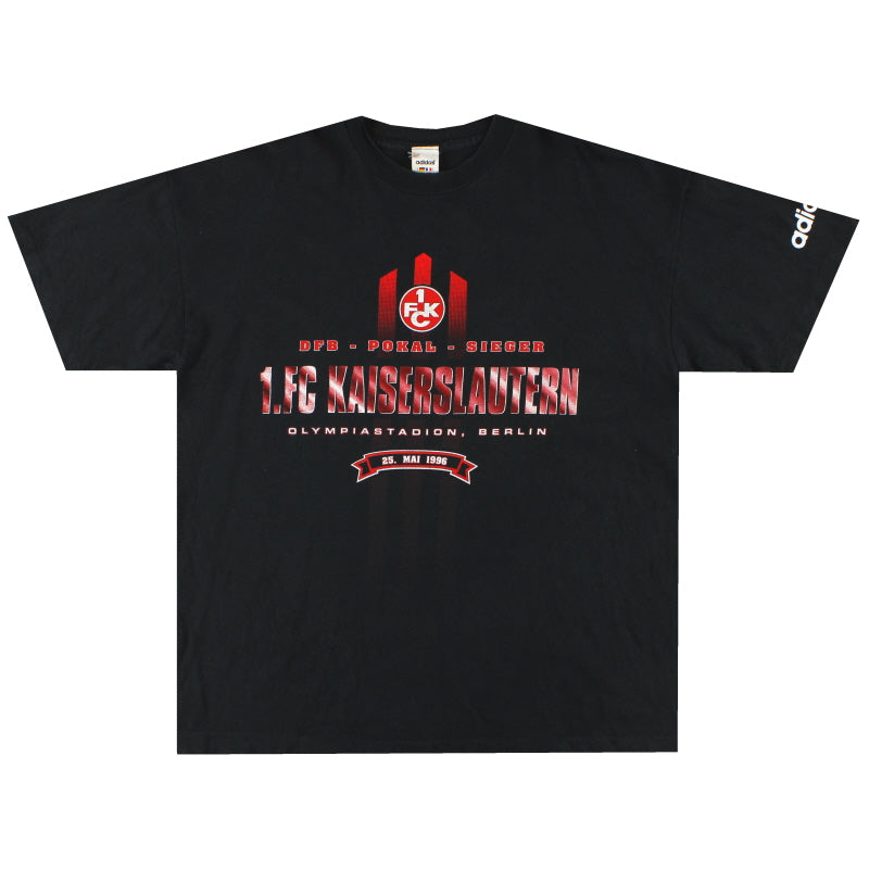 1995-96 Kaiserslautern adidas Graphic Tee L T-Shirt
