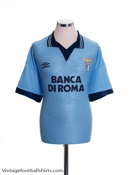 1995-96 Lazio Home Shirt M Football Shirt