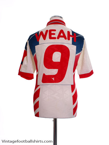1995-96 Liberia Away Shirt Weah #9 XL Football Shirt