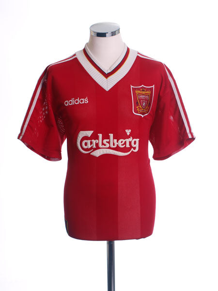 1995-96 Liverpool Home Shirt SS Football Shirt