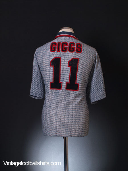 1995-96 Manchester United Away Shirt Giggs #11 XL Football Shirt