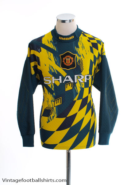 1995-96 Manchester United Goalkeeper Shirt Y Football Shirt