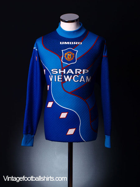 1995-96 Manchester United Goalkeeper Shirt M Football Shirt
