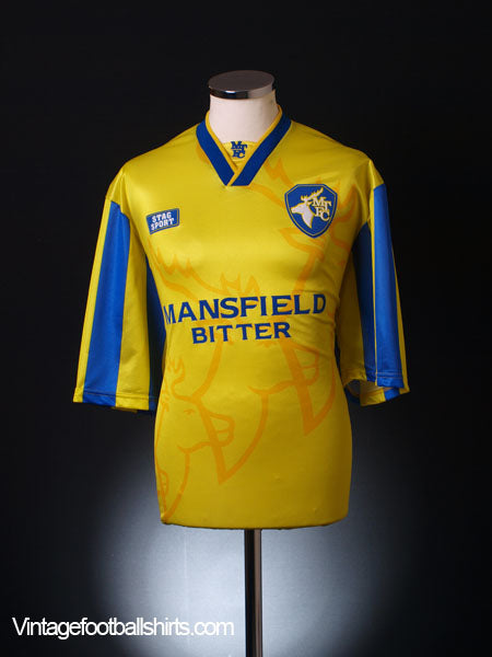 1995-96 Mansfield Town Home Shirt XXL Football Shirt