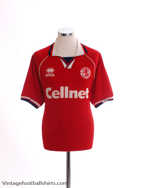 1995-96 Middlesbrough Home Shirt XL Football Shirt
