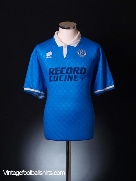 Maillot Naples 1995 Away Match, Porté En Match Amical, 11Pecchia
