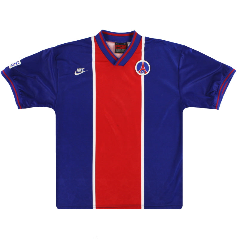 1995-96 Paris Saint-Germain Nike Player Issue Home Shirt M Football Shirt