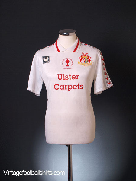 1995-96 Portadown Away Shirt *BNWT* M Football Shirt