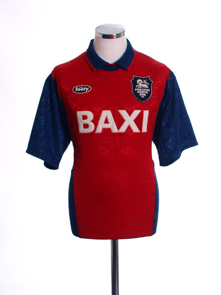 1995-96 Preston Away Shirt L Football Shirt