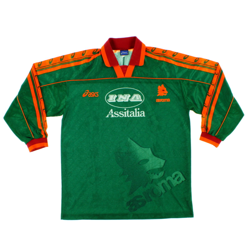 1995-96 Roma European Third Shirt L/S M Football Shirt