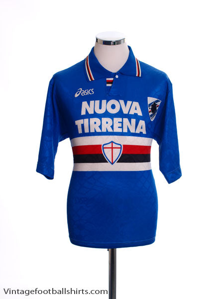 1995-96 Sampdoria Home Shirt M Football Shirt
