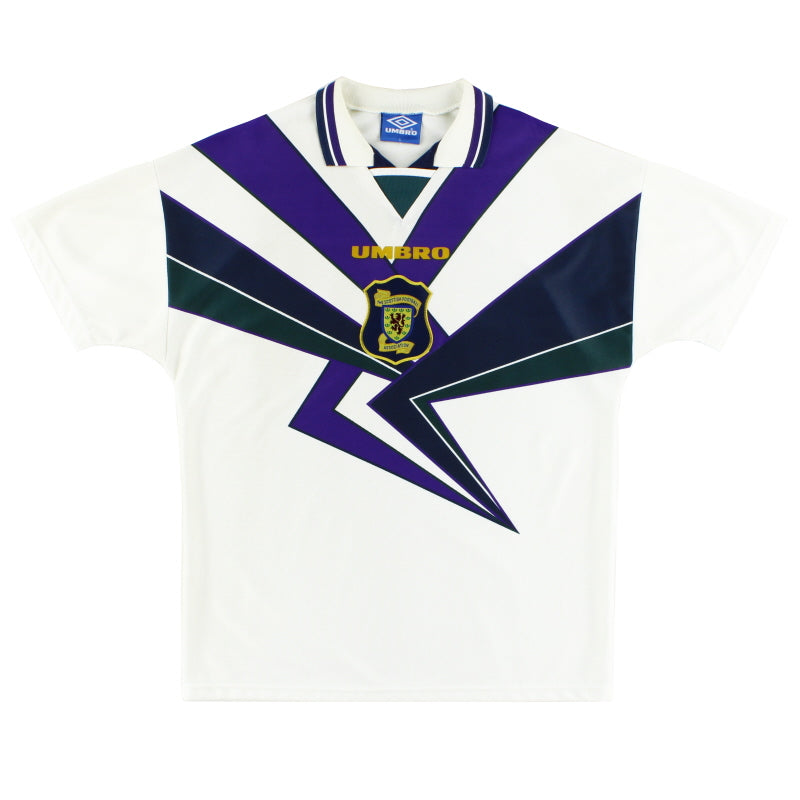 1995-96 Scotland Umbro Away Shirt XL Football Shirt