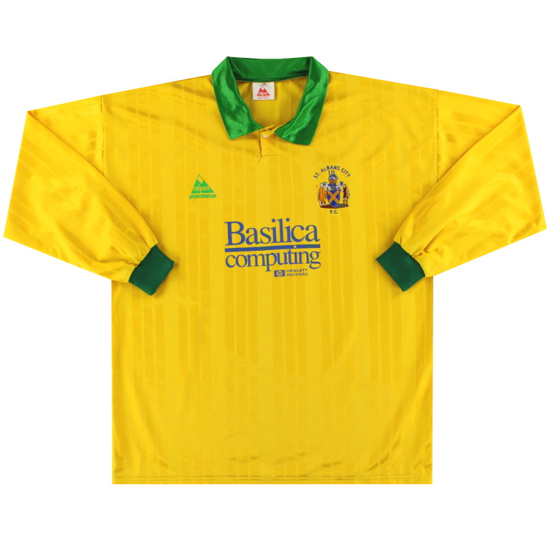 1995-96 St Albans City Home Shirt L/S XL Football Shirt