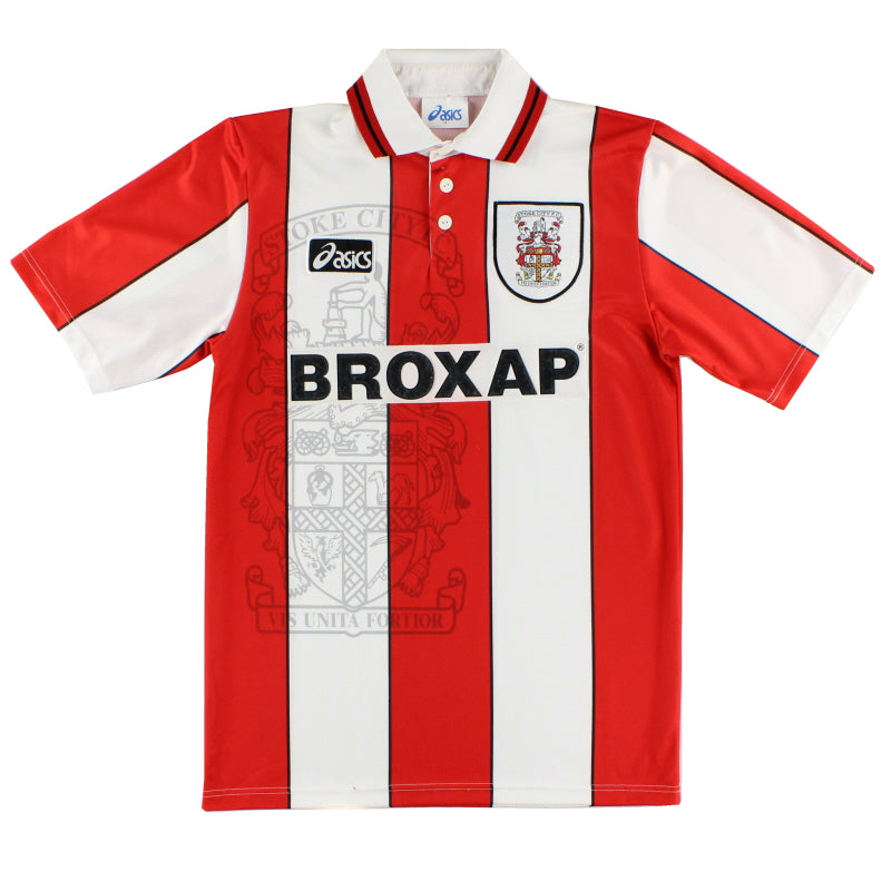 1995-96 Stoke City Home Shirt M Football Shirt