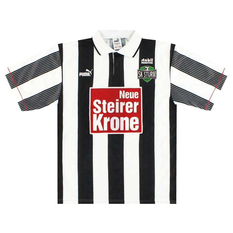 1995-96 Sturm Graz Puma Home Shirt L Football Shirt