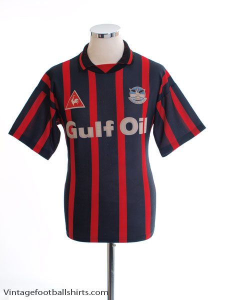 1995-96 Swansea Away Shirt S Football Shirt